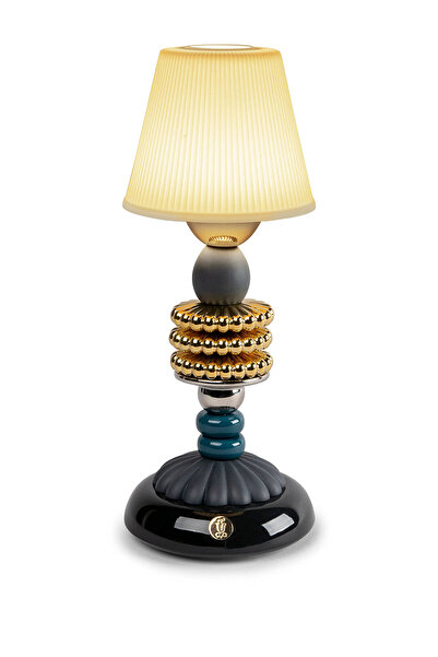 Lladro Firefly Kablosuz Şarjlı Abajur Siyah, Gold