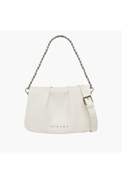 United Colors of Benetton UCB Sisley Solid Crossbody Bag with Detachable Strap