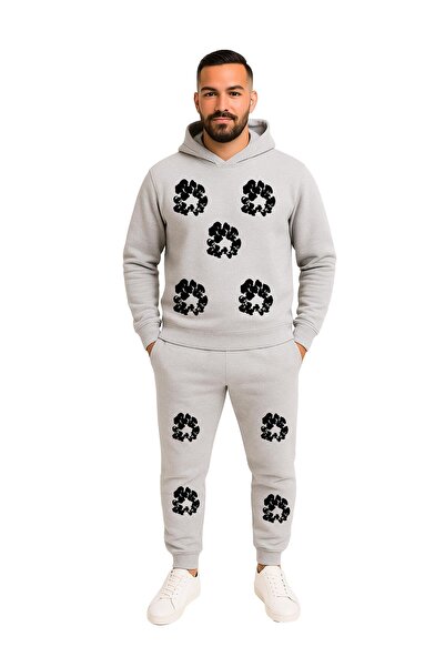 WAFRA Ανδρικό σετ αθλητικών φορμών με λαιμόκοψη με 2 κλωστές με ελαστικό πόδι