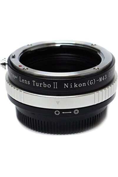Mitakon Adaptor de montură Turbo Mark 2 pentru obiective Nikon F la camere MF...