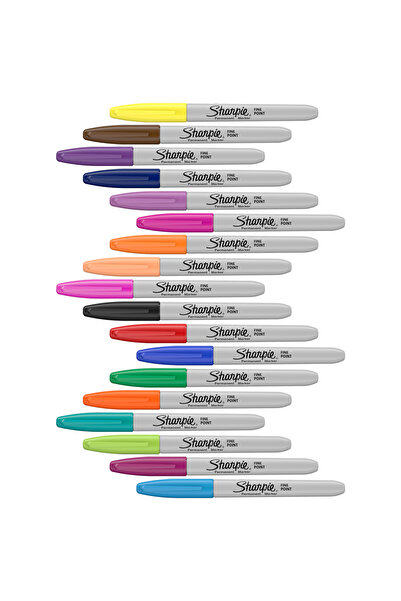 Sharpie Set of 20 Fine Point markers, assorted colors, bullet tip 0.9 F