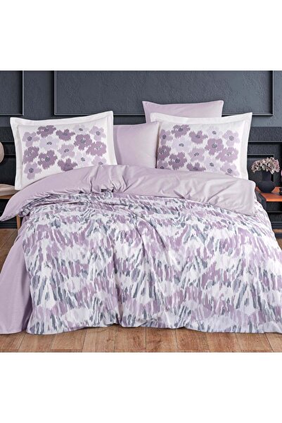 Hobby home collection Penny Lila - Poplin Double Duvet Cover Set