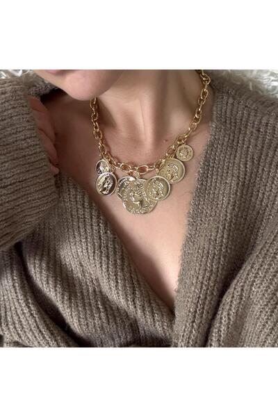 Alice İsstanbul Coin Charm Kolye