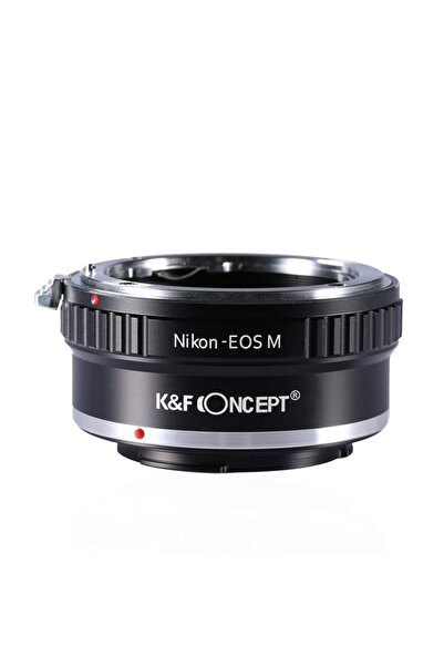 K&F CONCEPT Adaptor montură Nikon-EOS M de la Nikon AI la Canon EOS M