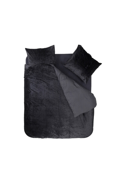 Sleeptime Bed linen, Sleeptime, for 2 people, Black, Fine microfiber, 200x220 cm