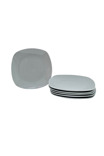 Cesiro Set 6 dessert plates, 23 cm, Cesiro, Porcelain, White