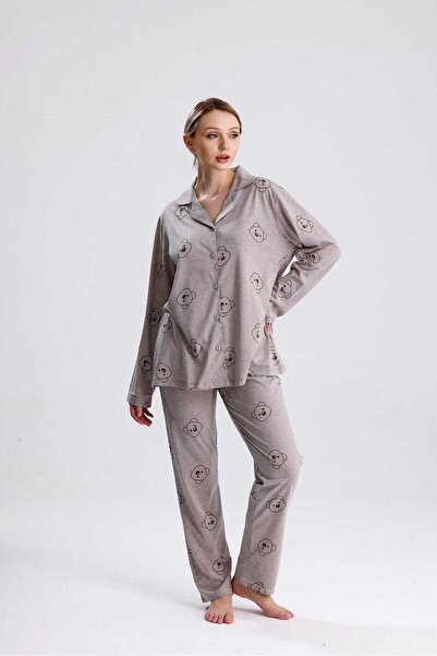 Yeniİnci Cotton Pajama Set 5009