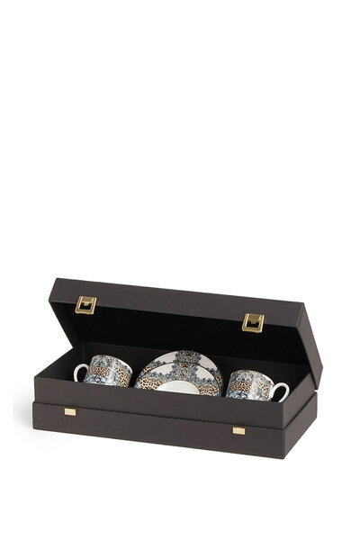 Roberto Cavalli Palazzo Piti2 Kişilik Çay/Kahve Fincan ve Tabağı 0,22 L