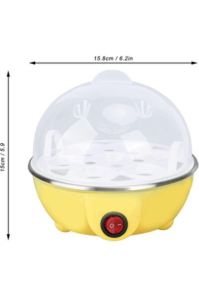 Generic Chicken Egg Cooker | Large Capacity, Auto Shutoff, Anti-Dry Burn, Steamer