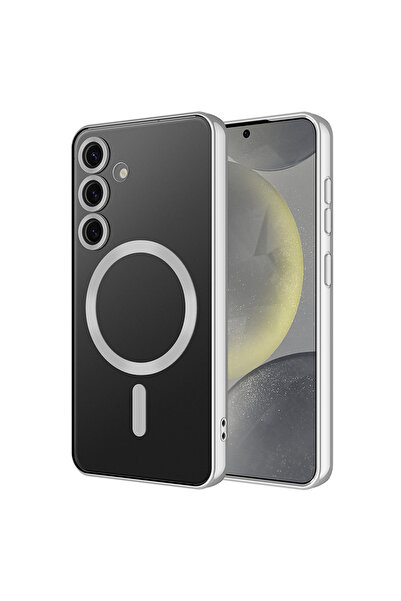 UnDePlus Samsung Galaxy A26 için Magsafe ile uyumlu Kılıf Kamera Lensli Korumalı Şeffaf Silikon Kapak