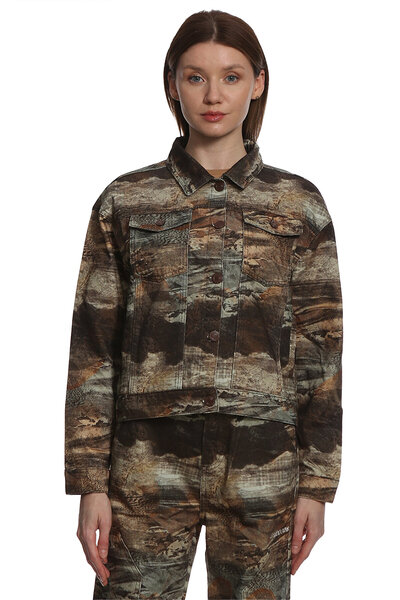 LES BENJAMINS Kamuflaj Desen Ceket