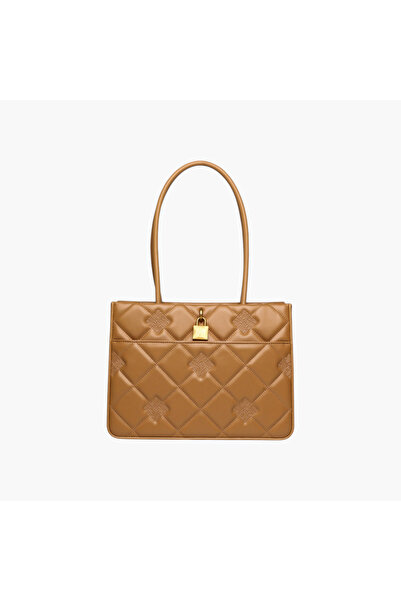 Steve Madden Quilted Tote Bag with Double Handle