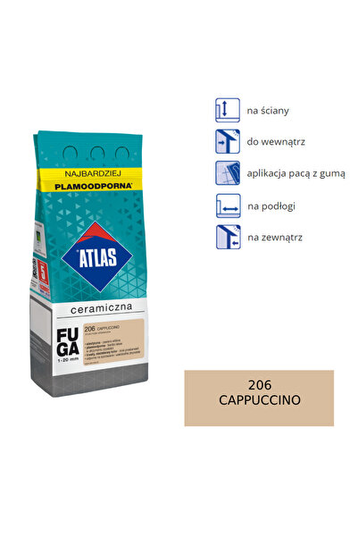 Other GHIȚĂ CERAMICĂ ATLAS - 206 cappuccino 2kg