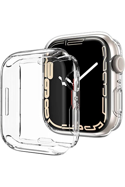 Nezih Case Apple Watch Seri 7/8/9 45mm Uyumlu Kasa Ve Ekran Koruyucu 360 Tam ...