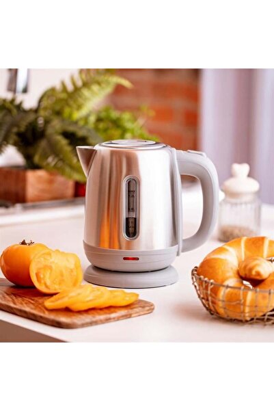 Crown Crw-7211 1800W 1.8 Liter Luxury Steel Water Heater Kettle Inox