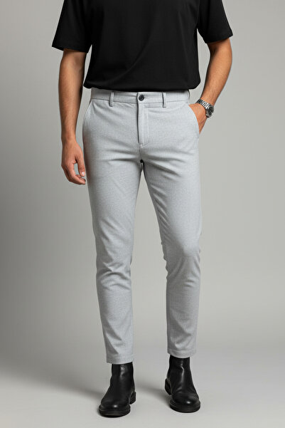 hello7 Slim Fit Kumaş Günlük Erkek Pantolon Tarz Sahibi, Rahat Kesim