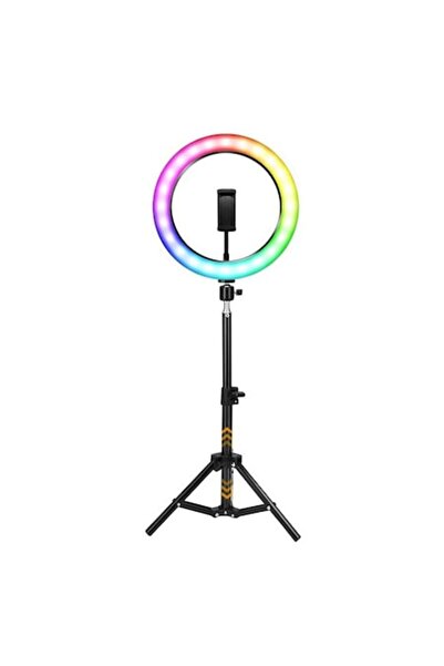 Regina by Cristina Spatar Professional RGB LED Ring Light with Stand and Blue...