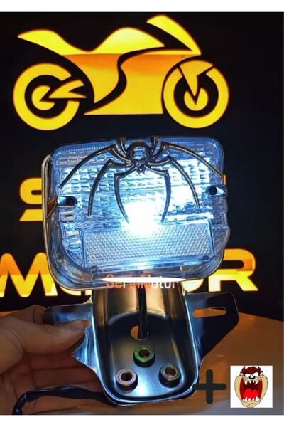 GMS Cg Modifiye Nikel Arka Stop Şeffaf Cam+Beyaz çakar+Örümcek Montajlı gelir...