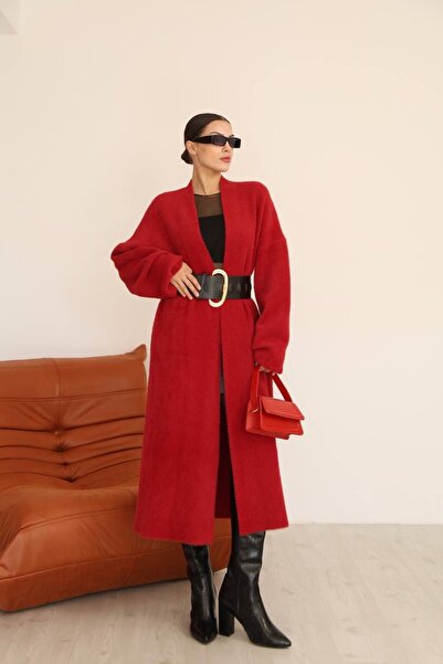 R&G RIMANERE GIOVANI Women's Winter Long Loose Cardigan - Soft Fuzzy Fabric