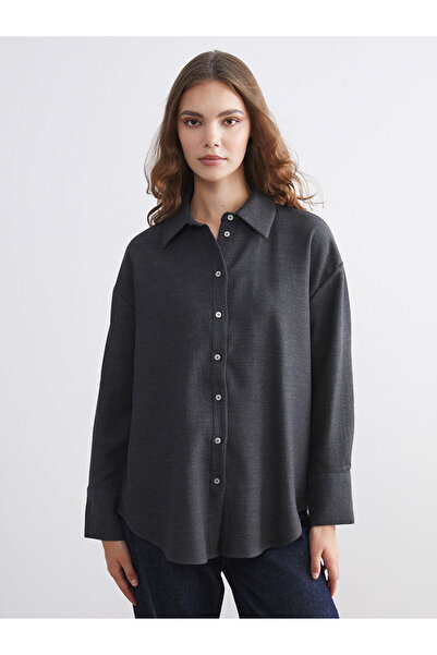 LC Waikiki Sparkling Choices by Shining Store Loose Fit Women's Shirt Tunic
