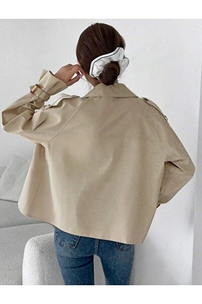 BETULAKSUBUTİK BİKER Kısa Trenç Kot