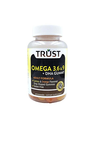 Trust Omega 3.6.9+Dha Gummy Nutritional Supplement 60 gummies