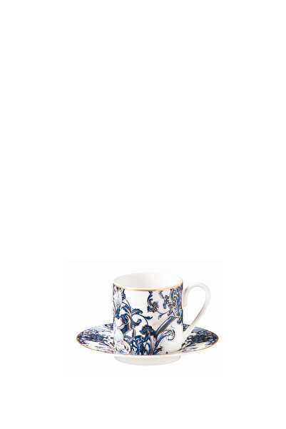 Roberto Cavalli Azulejos 1 Kişilik Türk Kahvesi Fincan ve Tabağı 0,12 L