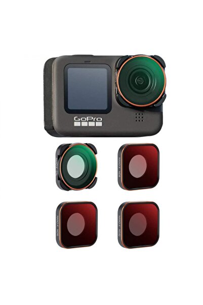 K&F CONCEPT Set de 4 filtre ND8-32 CPL SKU.1953 Set filtre pentru GoPro Hero 9 13