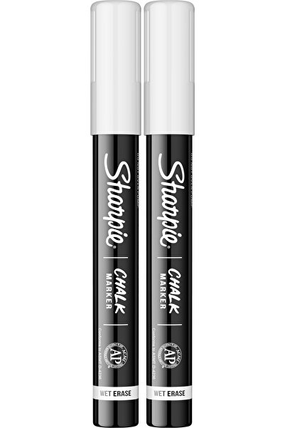 Sharpie Set of 2 Chalk markers, white liquid chalk