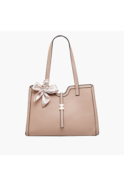 SASHA حقيبة توم سكارف أكسنت بمقابض مزدوجة