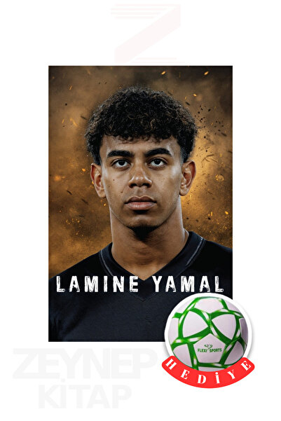 peta kitap Lamine Yamal (Büyük Poster Ayraç ve Futbol Topu Hediyeli)