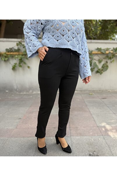 DenizEge Çelik Dokuma Eşofman Pantolon Siyah
