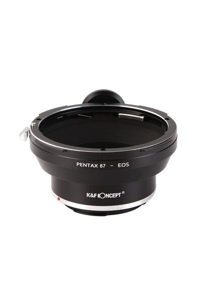 K&F CONCEPT Adaptor de montură Kent Faith Pentax 67-EOS de la Pentax 67 la Canon EOS