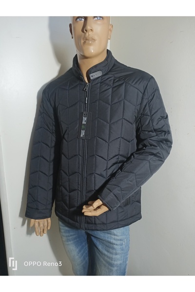 BIGAZZI παλτό μεσαίου πάχους με ψηλό γιακά μεγάλου μεγέθους