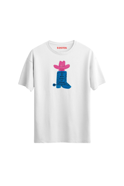 Açık Garaj تي شيرت مطبوع عليه New Baby in Town، تي شيرت رجالي، تي شيرت نسائي،...