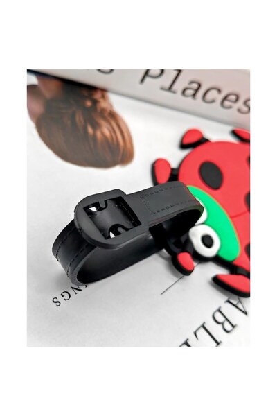 Doty Etichetă de geantă TagMe Doty®, silicon, model buburuză, 9x9 cm, multicoloră