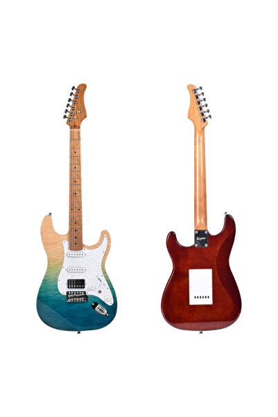 Kaysen KST-650 MBL Modern Strat Elektro Gitar | HSS Alnico V Manyetik