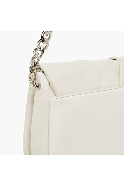 United Colors of Benetton UCB Sisley Solid Crossbody Bag with Detachable Strap