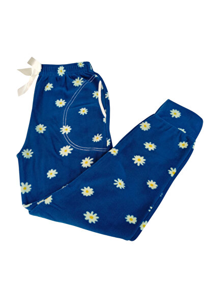 Pijamoni Lacivert Tekstil Cepli Polar Tek Alt