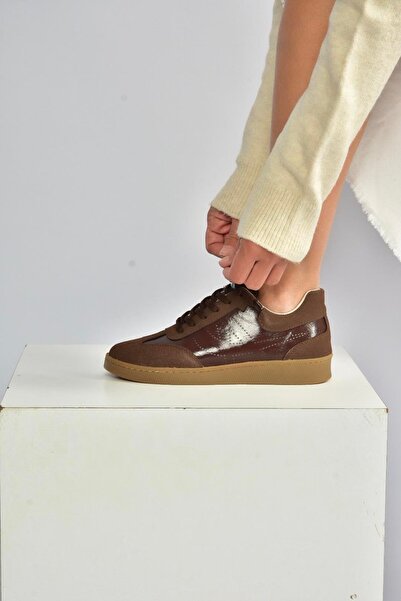 Fox Shoes V820104802 Kahverengi Süet Spor Ayakkabı Sneakers