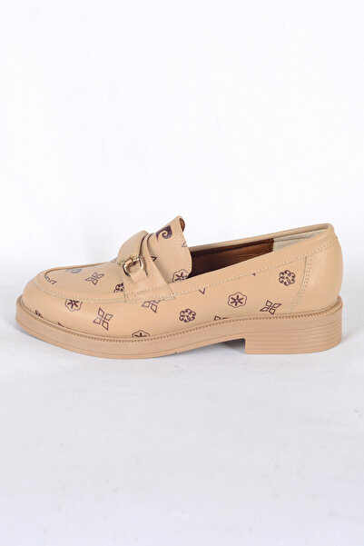 Pierre Cardin 54117 Bej Kadın Rahat Taban Laofer Ayakkabı