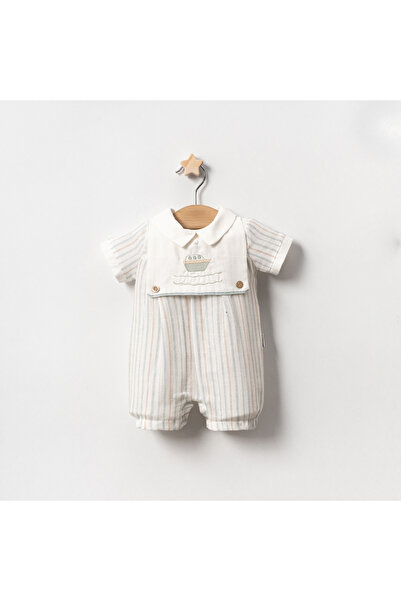 LAMATO BABY YAZLIK YELKEN NAKIŞLI BEBE ERKEK TULUM