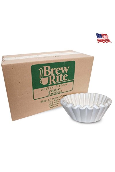 brew rite FİLTRE KAHVE KAĞIDI Basket Filtre Kağıdı 90/250 1000 Adet