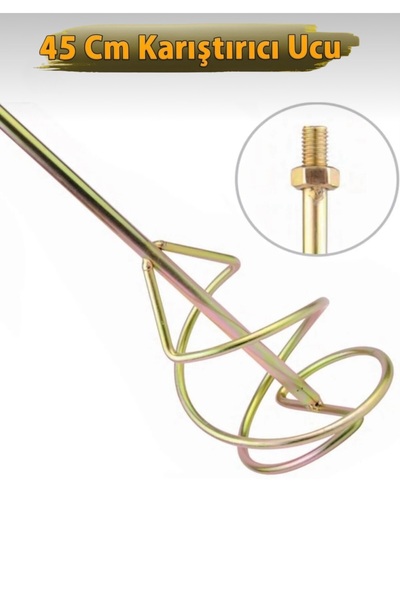 CMC Tools Sds Plus Matkap Uyumlu Boya Alçı Harç Seramik Karıştırıcı Uç 7x45 cm