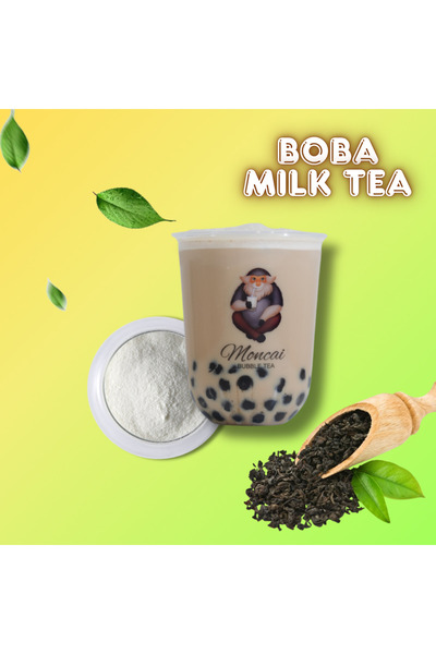 Moncai Bubble Tea BOBA MILK TEA POWDER (300 Gr)