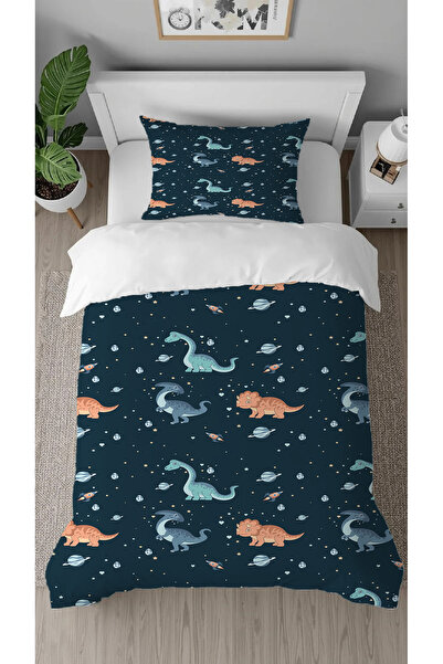 GREENDECOR Dinosaur Patterned Digital Printed Special Design Stylish Single C...