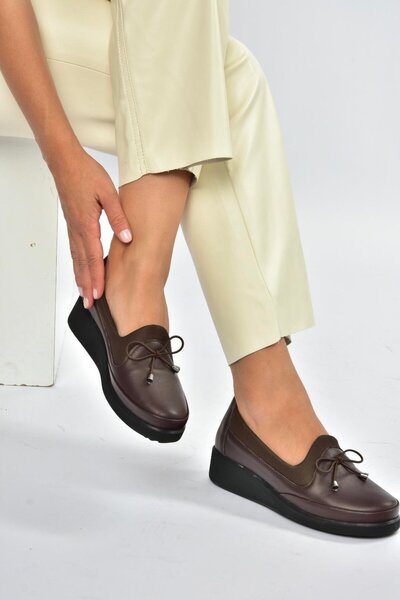 Fox Shoes V555075003 Pantofi de damă cu talpă ortopedică confortabilă din pie...