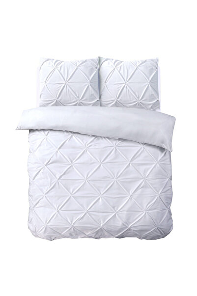 Sleeptime Lenjerie de pat, Sleeptime, pentru 2 persoane, Velvet, Albă, 200x20...