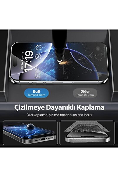 Nezih Case Xiaomi Mi 15 Ultra Uyumlu Tam Kaplayan Kavisli Süper Pet Ekran Koruyucu