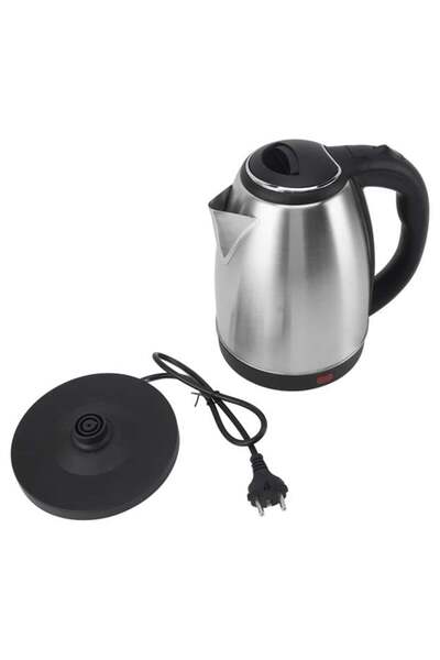 tienda fiesta Crown Crw-7102 1500W 1.8 Liter Luxury Steel Water Heater Kettle Inox